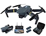 Super Endurance Foldable Quadcopter Drone for Beginners – 40+ mins Flight Time,Wi-Fi FPV Drone with 120°Wide-Angle 1080P HD Camera,Optical Flow Positioning,Follow me,Dual Cameras Switch(2 Batteries)