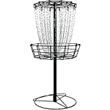 MVP Disc Sports Black Hole Practice 24-Chain Portable Disc Golf Basket Target