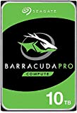 Seagate BarraCuda Pro SATA HDD 10TB 7200RPM 6Gb/s 256MB Cache 3.5-Inch Internal Hard Drive for PC Desktop Computers System All in One Home Servers DAS (ST10000DM0004) (Renewed)