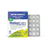 Boiron MotionCalm Relief for Nausea, Vomiting, or Dizziness associated with Motion Sickness Due to Travel, Amusement Rides, and Video Games or VR - Non-Drowsy - 60 Count