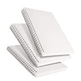 RETTACY Dot Grid Notebook Spiral - 3 Pack Dotted Bullet Grid Journal with 480 Pages,100gsm Thick Dotted Paper,5.7'x 8.3'