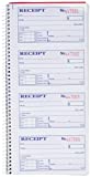 Adams Money and Rent Receipt Book, 2-Part Carbonless, 5-1/4' x 11', Spiral Bound, 200 Sets per Book, 4 Receipts per Page (SC1152)