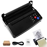 LafingKiz Tattoo Stencil Printer Tattoo Transfer Machine Tattoo Printer Tattoo Transfer Stencil Machine Thermal template printer copier Tattoo Kit Tattoo Supplies(Black)