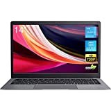 Windows 10 Pro Laptop, BiTECOOL 14 inches HD Clear Display Pc Laptops, with Intel Celeron J4005 Dual Core, 6GB LPDDR4 and 128GB SSD, 2.4G WiFi, BT4.0 and Long Lasting Battery, Mic