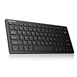 TECKNET Wireless Keyboard, 2.4G Portable Mini Computer Keyboard, Quiet Click, 12 Media Keys, Print Screen Key, Compact Ergonomic USB Keyboard for Laptop, Desktop, Smart TV, Notebook, Chromebook