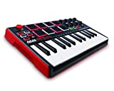 Akai Professional MPK Mini MKII – 25 Key USB MIDI Keyboard Controller With 8 Drum Pads, 8 Assignable Q-Link Knobs and Pro Software Suite Included
