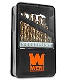 WEN DB291A 29Piece Gold Oxide Hss Drill Bit Set with Carrying Case
