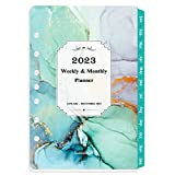 2023 Planner Refills - Planner Refills 2023, 2023 Weekly & Monthly Planner Refills, 2023 Planner Inserts, A6 Planner Refills, A6 Planner Inserts, 5-1/2' x 8-1/2', Jan.2023-Dec.2023, 7-Hole Punched - Green