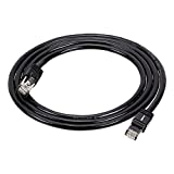 Amazon Basics RJ45 Cat 7 High-Speed Gigabit Ethernet Patch Internet Cable, 10Gbps, 600MHz - Black, 5-Foot