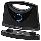 SEREONIC Portable Wireless TV Speakers for Smart TV - Ideal for TV Watching Without The Blaring Volume - Wireless Speakers for TV Designed for Hard of Hearing, Elderly, and Seniors - 100ft Range
