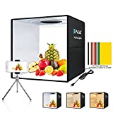 Photo Box 16' x 16' Quick Install Foldable Portable Studio Kit with Soft Light Cloth Professional Photography Equipment Adjustable White Light, Soft Light, Warm Light