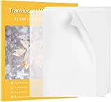Vellum Paper Translucent Printable 110 Sheets 8.5x11 Inches for Wedding Invitations,Scrapbook Project (8.5x11 Inches, 93GSM/63LBS)