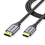 HDMI Cable 8K 6FT,QGeeM 48Gbps Ultra High Speed HDMI Cord,Compatible with Apple TV,Roku,Samsung QLED,Sony LG,Nintendo Switch,Playstation,PS5,PS4,Xbox One Series X,HDMI 8k Ultra HD Cable (6FT)