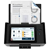 Raven Pro Document Scanner - Huge Touchscreen, High Speed Color Duplex Feeder (ADF), Wireless Scan to Cloud, WiFi, Ethernet, USB, Home or Office Desktop