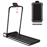 GOPLUS Ultra-Thin Electric Folding Treadmill, Installation-Free Design, Low Noise, Walking Jogging Machine, Superfit Treadmill for Home Use