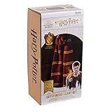 Eaglemoss Hero Collector Hogwarts Gryffindor House Scarf | Harry Potter Wizarding World Knitting Kits | Model Replica