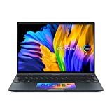 ASUS ZenBook 14X OLED Laptop, 14” 2.8K 16:10 Touch Display, Intel Core i7-1260P CPU, NVIDIA GeForce MX550, 16GB RAM, 512GB SSD, Windows 11 Home, Pine Grey, UX5400ZB-DB74T