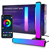 Smart Light Bar, RGB Smart LED Lights,TV Backlight with Scene Modes and Music Modes, APP and Bluetooth Control, Ambient Lighting Bars for Entertainment, TV, PC, Gaming, Room Decoration