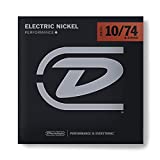 Dunlop DEN1074 Nickel Wound Electric Guitar Strings, Medium, .010–.074, 8 Strings/Set