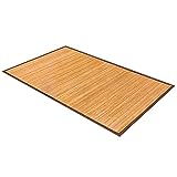 Giantex 5'x8' Bamboo Area Rug Floor Carpet Natural Bamboo Wood Indoor 60” x 96” Area Rug