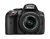 Nikon D5300 24.2 MP CMOS Digital SLR Camera with 18-55mm f/3.5-5.6G ED VR Auto Focus-S DX NIKKOR Zoom Lens (Black)