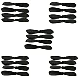 skrnrhrery propellerblade, suitablefor Remote Control Glider Special NylonBlade Shaft 0.8MM 46MM Positive and Negative Blades Mini Four-axis Drone Acc essories Mini Propeller