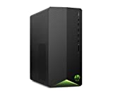 HP Pavilion Gaming Desktop, NVIDIA GeForce GTX 1650, Intel Core i5-10400F, 8 GB DDR4 RAM, 256 GB PCIe NVMe SSD, Windows 11, USB Mouse and Keyboard, Compact Tower Design (TG01-1020, 2020)