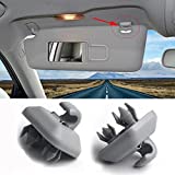 Porpor Booya 2-Pack Interior Sun Visor Hook Clip Bracket for A1 A3 A4 A5 Q3 Q5 OEM(8E0 857 562)