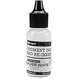 Ranger Pigment Pad Reinker .5oz-glacier White