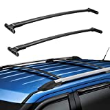 BougeRV Car Roof Rack Cross Bars for 2016-2019 Ford Explorer with Side Rails, Aluminum Cross Bar Replacement for Rooftop Cargo Carrier Bag Luggage Kayak Canoe Bike Snowboard Skiboard