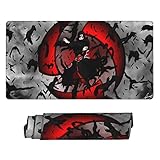 Anime Mouse Pad Desk Mat,Mousepad with Stitched Edge Frame & Non-Slip Rubber Base for Gamer Office Home Large Gaming Mouse Pad Anime(16x29.5 in )