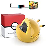 [2022 NEW] Antank Switch TV Dock Station for Nintendo Switch/Switch OLED, Portable Switch Dock 4K HDMI Adapter/2 USB 3.0 Port/Type C Port, Replacement Charging Dock for Official Nintendo Switch Yellow