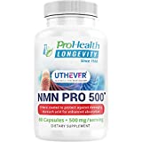 ProHealth Longevity NMN Pro 500 Enhanced Absorption - Uthever Brand - Ultra-Pure, Stabilized, Pharmaceutical Grade NMN to Boost NAD+ (60 Capsules, 500 mg per 2 Capsule Serving)