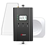 Hiboost Cell Phone Signal Booster for Home and Office, 4,000 sq ft, Boost 5G 4G LTE Data for Verizon AT&T and All U.S. Carriers, FCC Approved