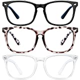 ZZD Blue Light Blocking Glasses for women/men 3Pack Computer Reading/Gaming/TV/Phones Glasses Anti Eyestrain Non Prescription