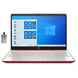 2021 HP Pavilion 15.6' HD Laptop Computer, Intel Dual-core Pentium Processor, 16GB RAM, 512GB SSD, HD Webcam, Intel UHD Graphics 605, Bluetooth, USB-C, HDMI, Win 10, Red, 32GB SnowBell USB Card