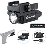 OLIGHT PL-Mini 2 Valkyrie 600 Lumens Magnetic USB Rechargeable Compact Weaponlight with Adjustable Rail, High Performance CW LED Tactical Flashlight with Built-in Battery