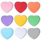72 Pcs Heart Cutouts Paper Hearts 6 Inches Heart Shaped Cards Large Heart Shapes Paper Heart Shape Die Cuts for Valentine’s Day Craft, Kid's Love and Peace School Craft Projects (Assorted Color)