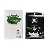 Pre-Cut Parchment Paper for Heating Press - Slick Silicone Coating on Double Sides-50 Sheet Pack,with 5pcs Rosin Press Bags (10x15)