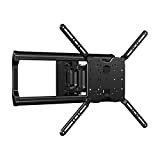SANUS Full-Motion TV Wall Mount for 37' to 80' Flat Screen TVs - Smoothly Extends, Tilts & Swivels - Improves Viewing Angles - OLF18-B1