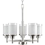 Progress Lighting P4459-09 Alexa Chandeliers, 20-Inch Diameter x 19-13/16-Inch Height, Nickel