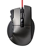 ELECOM Gaming mouse [DUX] Wired 14 button 3500dpi, Supports Hardware macro [Black] M-DUX50BK (Japan Import)