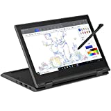2022 Lenovo 300e 11.6' 2-in-1 Touchscreen Winbook (Intel N4120, 4GB RAM, 64GB Storage, Active Stylus Pen, Webcam) Ruggedized, Water Resistant, Education Laptop, Type-C, Wi-Fi, Windows 10 / 11 Pro
