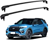 Heavy Duty 200lbs Roof Rack Cross Bars for Ford Explorer 2020 2021 2022 Aluminum Crossbars Rooftop Cargo Bag Kayak Canoe Bike Snowboard Skiboard Luggage Carrier