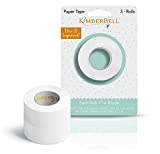 Kimberbell Paper Tape - 3 Rolls, Each: 1' x 10 Yds, Sewing & Machine Embroidery, Easy Attachment, No Sticky Residue, Semi-Transparent, Tears Away with Ease