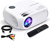 BONSEN Movie Projector, Video Projector 1080P and 150' Display Supported, Outdoor LED Mini Portable Projector for Home Compatible with TV, PS4, HDMI, VGA, TF, AV, USB and Remote Control PJ8101