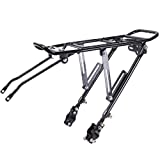 Generies Biking Universal Adjustable Bike High Capacity Cargo Rack Cycling Equipment Stand Footstock Bicycle Luggage Carrier Racks