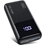 INIU Power Bank, 25000mAh/65W USB C Laptop Portable Charger, PD QC Fast Charging 3-Output External Battery Pack for Laptop MacBook Dell XPS iPad Tablet iPhone 14 13 12 Pro Max Samsung S21 Google, etc