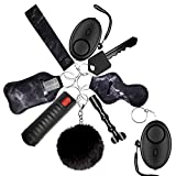 Gifts for Women Girls Mom,Keychains for Women 9 IN 1 Keychain Wristlet Key Chain Set Car Accessories