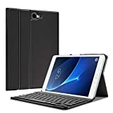 Fintie Keyboard Case for Samsung Galaxy Tab A 10.1(2016 NO S Pen Version),Slim Lightweight Stand Cover w/Magnetically Detachable Wireless Bluetooth Keyboard, Black